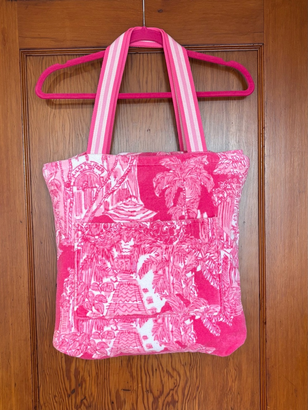 Lilly Pulitzer Pink Beach Towel Tote
